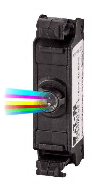 Luce Indicatrice Gialla EATON M22-L-Y-W Per Pulsantiere Industriali, Nuova